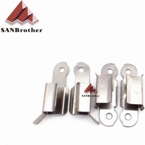 4Pieces/Lot Hot! UM3 Ultimaker 3 UM2 Build Platform Glass Retainer *4 Stainless Steel Glass Heated Bed Clip Clamp