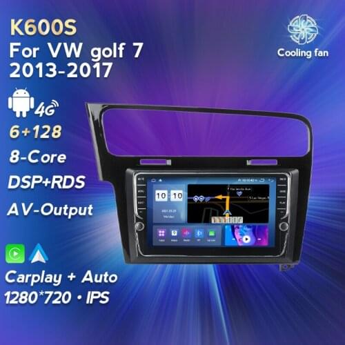 Car Radio Multimedia Video Player Navigation GPS for VW golf 7 2013-2017 1280*720 IPS screen Android11 4G LTE Eight core 6+128G