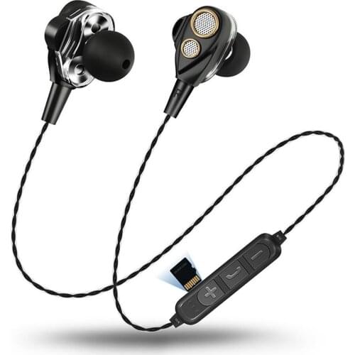 4 Speakers 6D Surround Stereo Wireless Bluetooth 4.1 Earphone Sports Headset Waterproof Sport earbuds Noise reduction Headphones