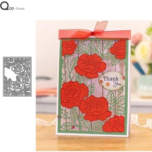 Rose Border Model Cutting Dies Stamps Dies Scrapbooking Mold Cut Handmade Tools DIY Craft Decoration Metal Die Cuts New 2020