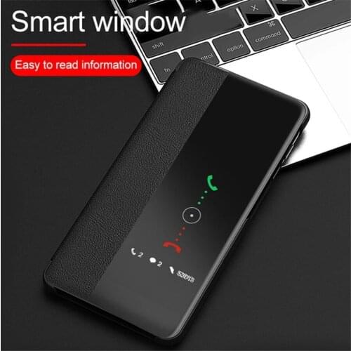 ZUIDID Smart View Flip Case For Samsung Galaxy S21 S20 Ultra Plus S20FE 5G Note 20 10Plus Leather Auto Sleep Wake Up Covers