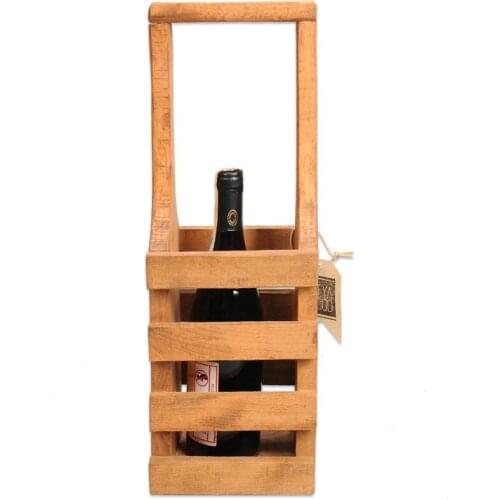 Red Wine Wooden Box for Single Bottle Customized Gift Pine Box for Lafite Grape Whiskey Packaging Box beech wood