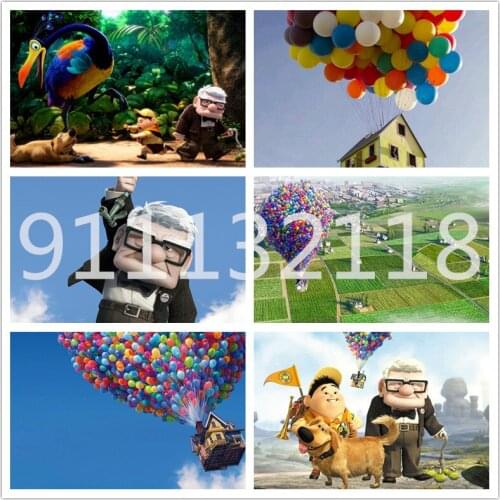 Disney Flying House Travels 5d Diamond Painting Diy Cross Stitch Diamond Mosaic Pattern Decorative Painting Home Furnishing