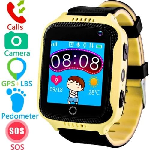 GPS Tracker Smart Watch Game Watch SOS Anti-lost Alarm Remote Monitor with SIM Card Touch Screen Birthday Gifts for Boys Girls