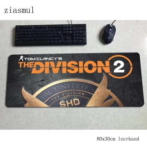 Tom clancys the division mouse pad gamer 800x300x3mm notbook mouse mat gaming mousepad large pad mouse PC desk padmouse mats