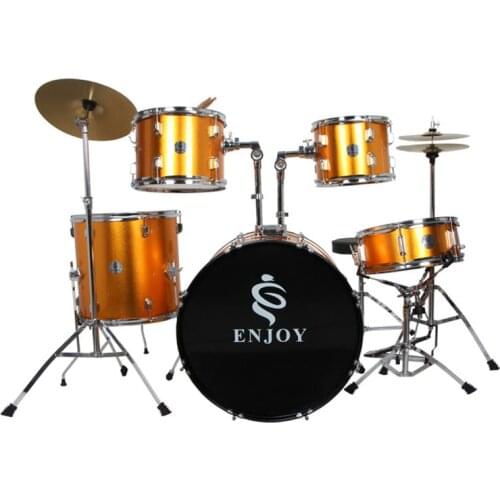 Drum Kit Five Drums and Three Beginners Practice Entrance Test Adult Children