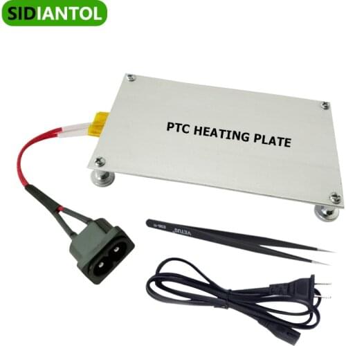 550W Aluminum LED Chips Strips Remover PTC Heating Plate Soldering BGA Solder Ball Station Split Plate