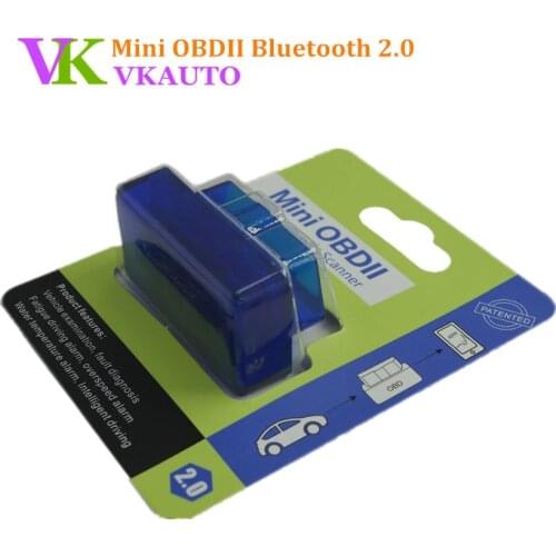 New Mini OBDII Bluetooth 2.0 ELM327 OBD2 EOBD Code Scanner for Android and Win XP/7/8