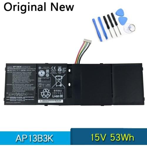 NEW Original AP13B3K Laptop Battery For ACER Aspire V5 R7 V5-572G V5-573G V5-472G V5-473G V5-552G M5-583P V5-572P R7-571 AP13B8K