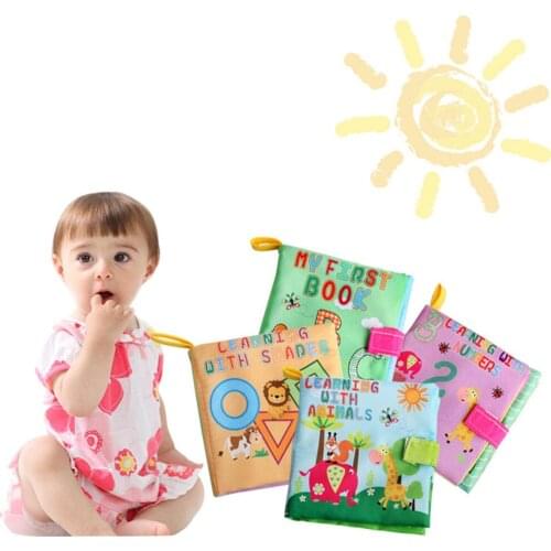 NEW Baby Cloth Books Readings Girls Boys Learning Toys Shapes English Letters Numbers Animals Panda Kids Early Education Puzzle