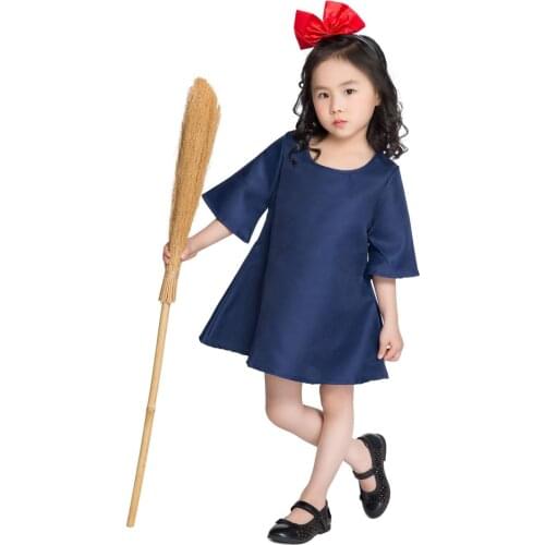 Kids girl Kiki Delivery Service Cosplay Girls Magic Costume Janpan Anime Dress Cute Halloween Party Costumes
