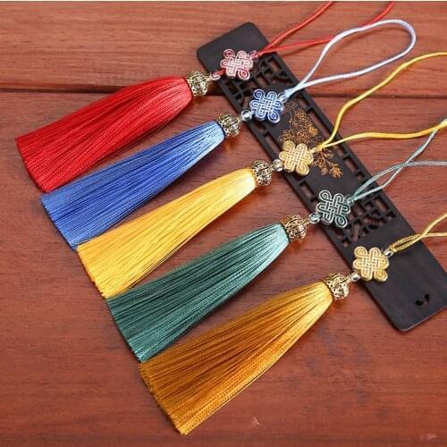Wholesales 30 Pieces/lot High Quality Fashion Chinese Bow Tassel Mobile Phone Strap Trendy Keychains Decor Accessory Bag Charms