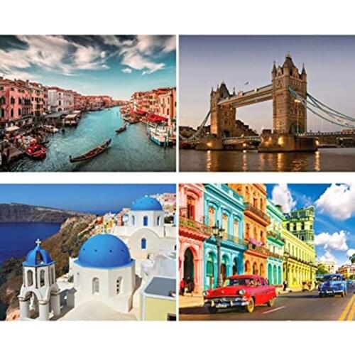 500 Pieces Of Landscape Puzzles For Adults To Unzip And Solve Puzzles Fun Parent-Child Interactive Jigsaw Puzzle Gift