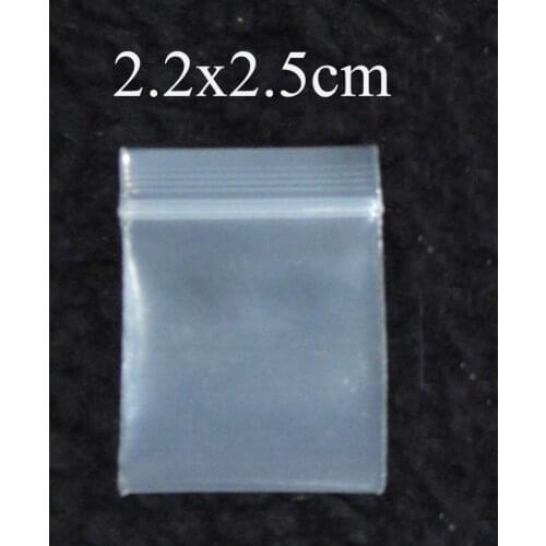 2.2x2.5cm,1000pcs/Lot,Wholesale 0.9''x1'' small clear red line Self Sealing ZipLock Plastic pill packaging bags custom