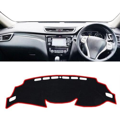 Car Dashboard Cover Mat Pad Dashmat Dash Sun Shade Instrument Carpet Accessories For Nissan Qashqai J11 2014 2015 2016 2017 2018