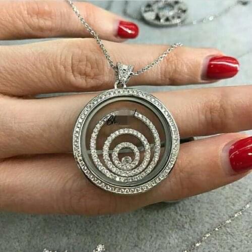 Xc452 Luxury Designer Fashion 925 Sterling Silver Jewelry zirconia shinning for lady women,cute&sweet acc