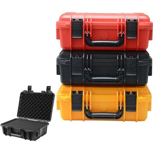 Protective Safety Instrument Tool Box Plastic storage Toolbox Equipment Suitcase Impact Resistant Tool Case Shockproof with foam