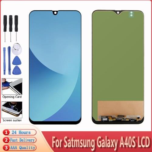 6.2" Display For Samsung Galaxy A40S A407 LCD Touch Screen Digitizer Assembly For Samsung A40s SM-A3050 SM-A3058 Display Screen
