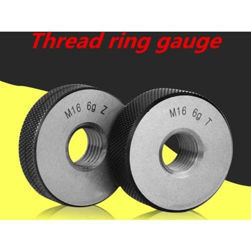 Thread ring gauge M2-M30 GO/NO GO Gage Metric Gauge 6g accuracy Precision external Screw Gage Fine,Pitch Thread Test Tool 2pcs