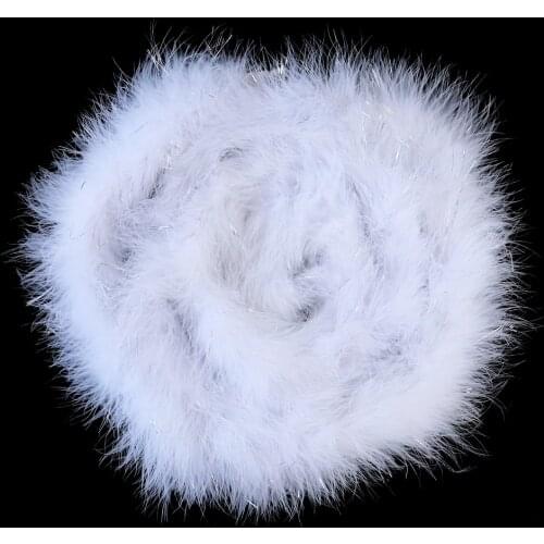 Fluffy White Turkey Feathers Boa 30 Gram Marabou Feather Scarf Wedding Clothes Decoration Shawl Sewing Accessories Plumes Crafts