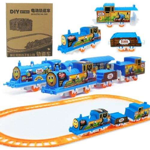 1:38 Multi Train Electronic Racing Track Kids Childrens Game Boys Toy Car Model Xmas Gift Rail Building Block Educational