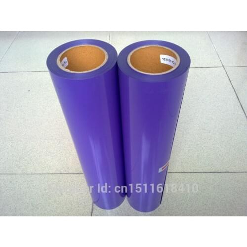 CDU-13 purple color of Korea PU t shirts PU heat transfer film viny Guangzhou Supply free shipping