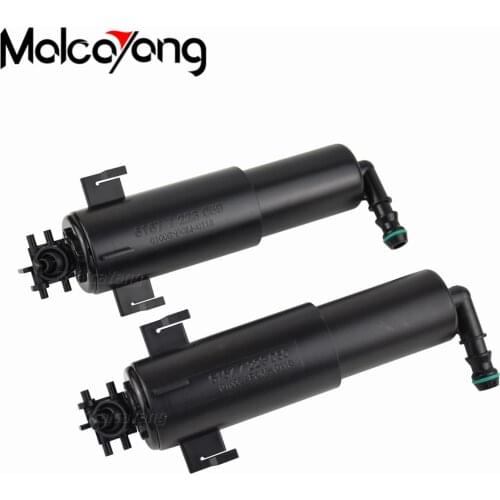 Car Bumper Headlight Washer Nozzle Cylinder 61677223059(LH) & 61677223060 (RH) for BMW X5 E70 X6 E71 2008-2013