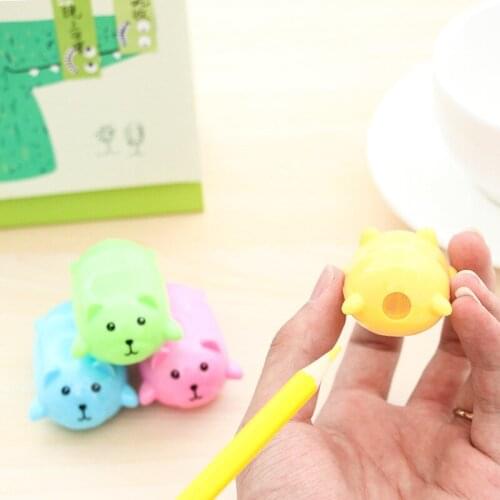DL Cute cartoon creative prize for students, Papa Bear cute pencil sharpener pencil sharpener