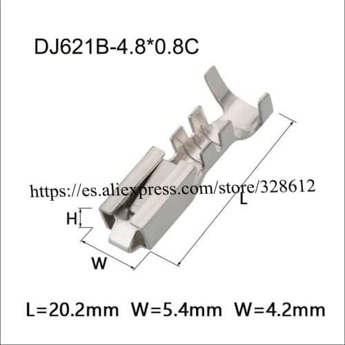 Male connector female wire connector connector tyco terminal Plugs socket Fuse box Wire harness Soft Jacket DJ621B-4.8*0.8C