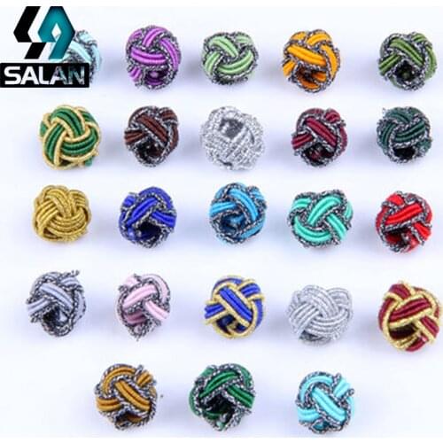 Chinese knot flow pineapple cap diy bracelet material hand-woven small ornaments pineapple buckle accessories wholesale