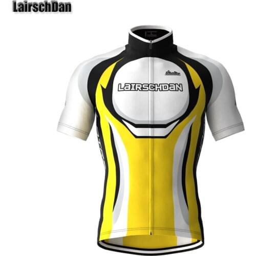 LairschDan 2021 Pro Bike Cycling Jersey Men MTB Racing Clothing Summer Short Sleeve Comfortable Cycle Clothes Mountain Bike Wear