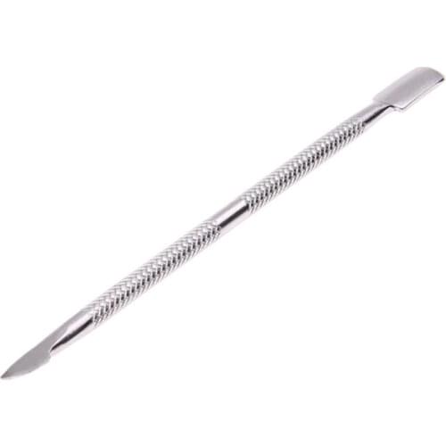 Stainless Steel Nail Cuticle Remover Spoon Pusher Manicure Pedicure Care Tool Kit 12cm