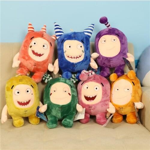 2020 30cm New Oddbods Cartoon Buuble Pogo Zee Jeff Fuse Slick Plush Toys Cute Stuffed Dolls For Kid Birthday Gift 35cm