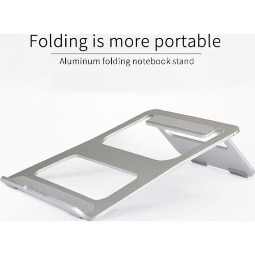 Notebook cooling bracket flat folding bracket aluminum alloy vertical notebook computer metal bracket