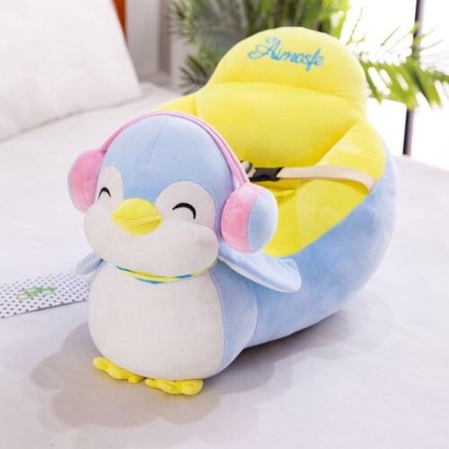 Hot Cartoon Children Sofa Baby Learning Seat Anti-fall Small Sofa Tatami Plush Toy Baby Comfortable Play Sofa Seat