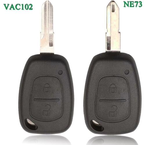 Bilchave 2BT Remote Car Key Shell Fob For Vauxhall Opel Vivaro For Renault Movano Trafic Renault Kangoo Uncut NE73/VAC102 Blade