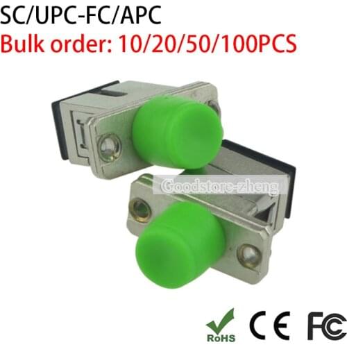 SC/UPC-FC/APC Fiber Adapter Connector Simplex Single Fiber Coupler