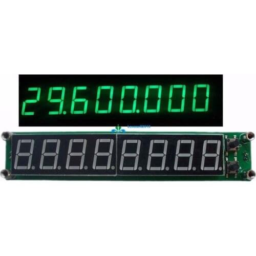 Signal Frequency Counter RF 0.1-60MHz 20MHz ~ 2.4GHz Green Cymometer Tester 8LED