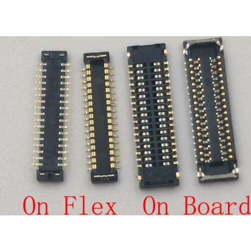 1Pcs LCD Display Screen Plug Flex FPC Connector For Huawei Nova 4 4E Nova4 Nova4E P30 Lite P30Lite Mate RS Honor 8X Board 34pin