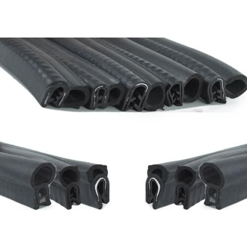 2 m U-shaped rubber sealing strip car door cabinet sealing strip anti-collision soundproof sealing strip 20 different models