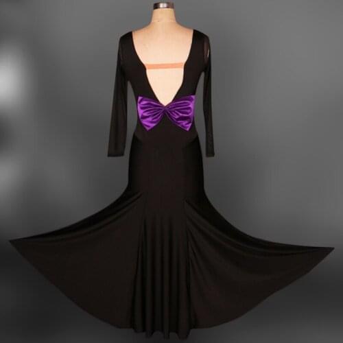 Ballroom dance costume sexy senior spandex ballroom dance dress for women ballroom dance competition dresses S-XXXXL