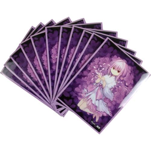120 PCS/LOT Cute Anime Girls 66x91mm Card Sleeves Trading Cards TCG Game Illustration Shield Convenient Protector