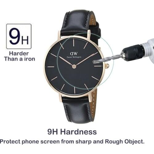 2Pack For Daniel Wellington DW 32mm 34mm 36mm 38mm 40mm 0.3mm 2.5D 9H Clear Tempered Glass Screen Protector Smart Watch LCD Film