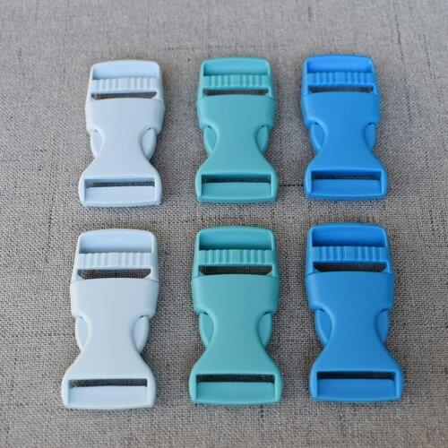 5 Pcs/Lot 20mm/25mm Colourful Plastic Release Buckle Strap For Bag Dog Collar Necklace Bracelet Paracord Sewing Accessory
