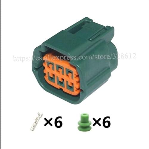 6189-1102 car wire female cable Waterproof sheath 6 pin connector automotive Plug socket include terminal and seal 6189-0766