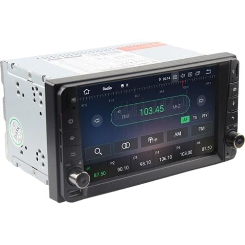 7" Android 10 Car Multimedia Player GPS Navi Built-in Carplay 2+32G Navigation RDS for Toyota RAV4 Hilux Prado Corolla