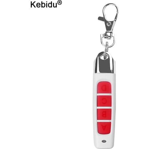 ABCD Clone Remote Control 433MHZ 4 Buttons Wireless Transmitter Garage Gate Electric Door Copy Controller Anti-theft Lock Key