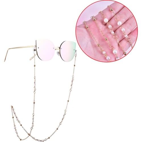 Vintage Fashion Eye Glasses Sunglasses Beading Chain Eyeglass Holder Lanyard Necklace Sunglasses Lanyard Strap