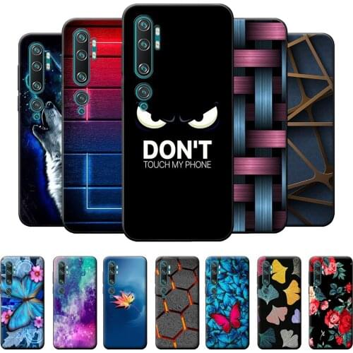 For Xiaomi Note 10 Case Note10 Matte TPU Case For Xiaomi Note 10 Silicone Phone Back Cover For Xiaomi Note 10 Soft Bumper 6.57"