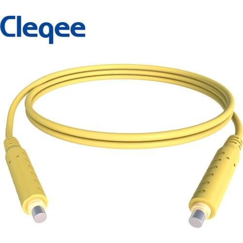 Cleqee HVAC Wire Magnetic Test Leads 30V 5A Low Voltage Magnetic Jumper 20AWG Silicone Cable 1M - Yellow T10005.3